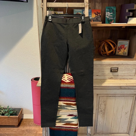NWT J. CREW pixie pants in charcoal size 6 - Picture 1 of 8